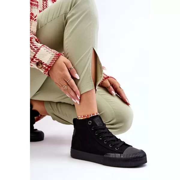  Дамски маратонки BIG STAR LL274444 BLACK Big Star Shoes 