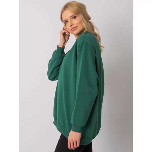  Дамски суичър BASIC FEEL GOOD RV-BL-5185.90P ТЪМНО ЗЕЛЕНО 