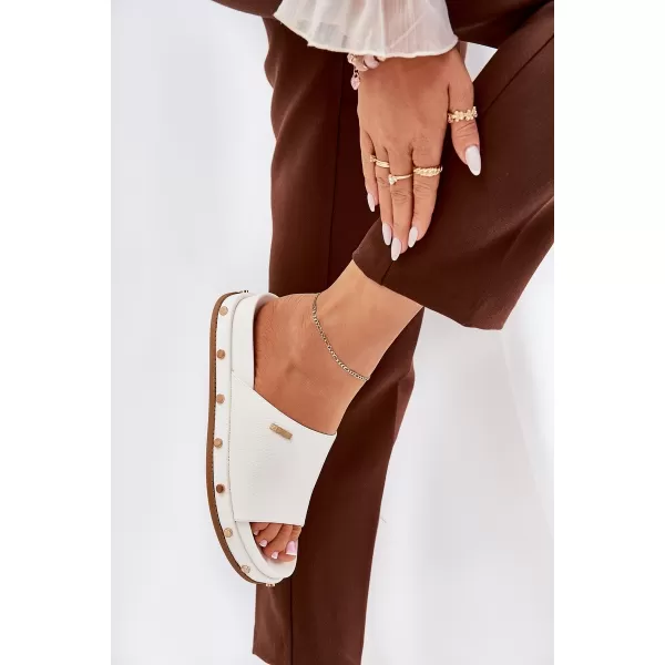  Дамски чехли BIG STAR RR274216 WHITE Big Star Shoes 