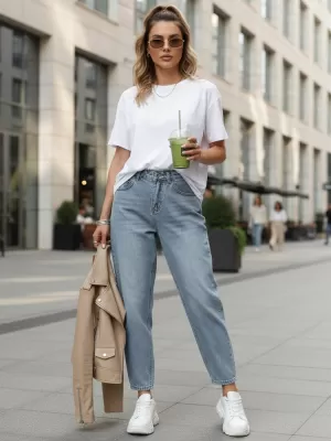Дамски панталон DSTREET UY2856 СИНЬО