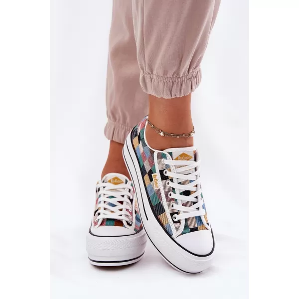  Дамски кецове LEE COOPER LCW-25-31-3441L ЧЕРЕН 