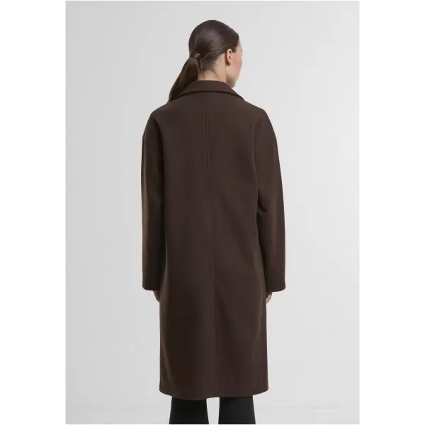  Дамско палто URBAN CLASSICS TB6073 ТОПЛО КАФЯВО 