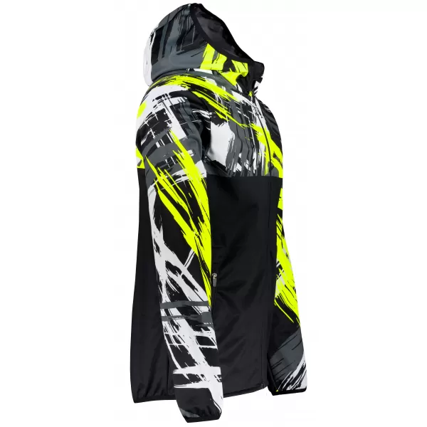  Мъжко първокласно яке софтшел ALTISPORT VOJ/ALM039JACK01 ЧЕРНО И ЖЪЛТО 