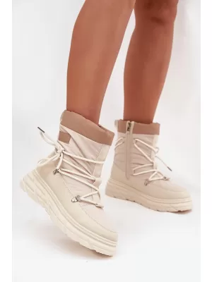 Дамски зимни боти LEE COOPER LCJ-25-44-3931 БЕЖОВО