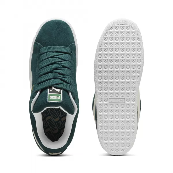  Ботуши PUMA SUEDE XL 395205_21 ТЪМНА МИРТА/ТОПЛО БЯЛО 