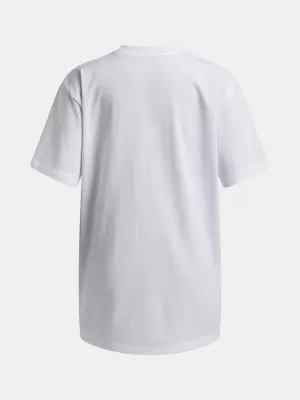Тениска за момиче UNDER ARMOUR UA G BLOCK LOGO OS SS 6009720-100 БЯЛО