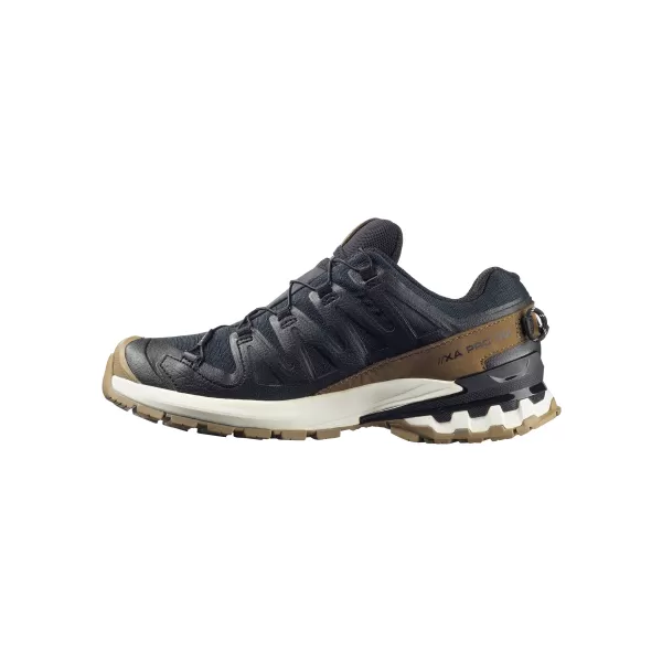  Дамски обувки SALOMON XA PRO 3D V9 GTX LIFELONG W L47999700 ЧЕРНО/КОЙОТОВО КАФЯВО/ВАНИЛОВ ЛЕД 