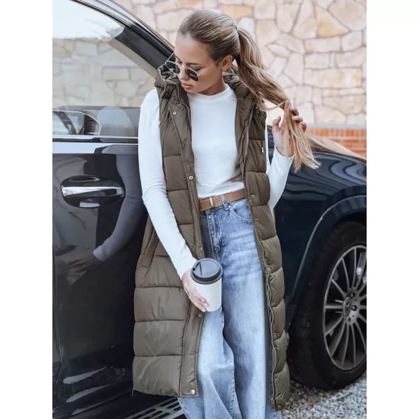  Дамски елек DSTREET TY5268 ЗЕЛЕНО 