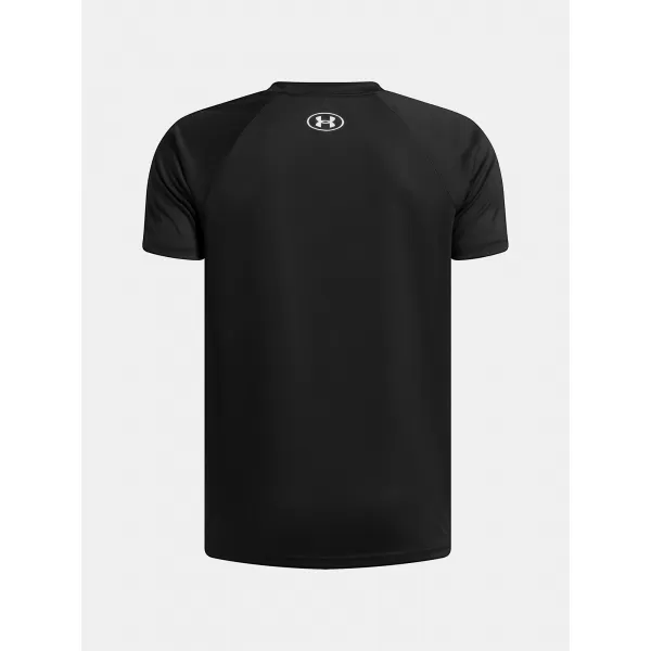  Момчешка тениска UNDER ARMOUR UA TECH SPLIT WORDMARK SS 1383010-004 ЧЕРЕН 