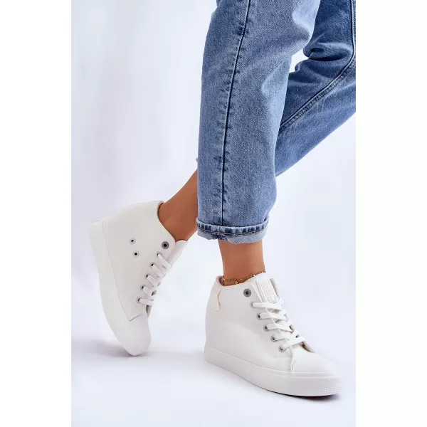  Дамски маратонки BIG STAR LL274035 WHITE Big Star Shoes 