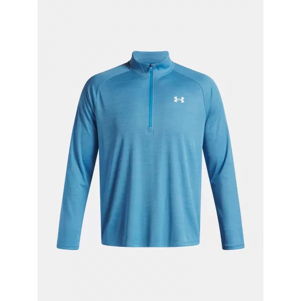  Мъжка тениска UNDER ARMOUR UA TECH TEXTURED 1/2 ZIP 1382797-453 СИНЬО 