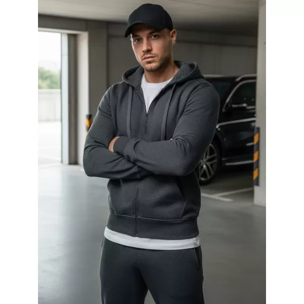  Мъжки суичър DSTREET BX2196 ТЪМНО СИВО 