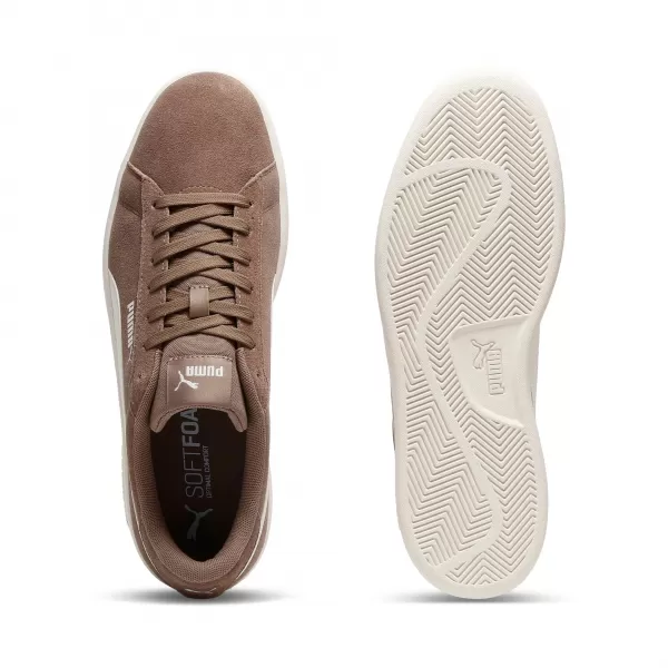 Дамски обувки PUMA SMASH 3.0 390984 НАПЪЛНО КАФЯВО/ТОПЛО БЯЛО 