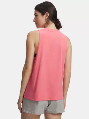 Дамски потник UNDER ARMOUR UA RIVAL MUSCLE TANK 1383659-600 РОЗОВО