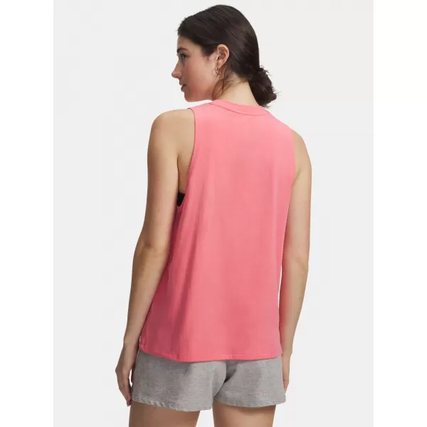  Дамски потник UNDER ARMOUR UA RIVAL MUSCLE TANK 1383659-600 РОЗОВО 