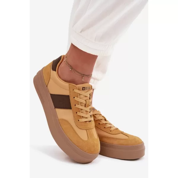  Дамски маратонки BIG STAR TT274166 YELLOW Big Star Shoes 