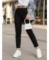 Дамски панталон DSTREET UY2873 ЧЕРЕН