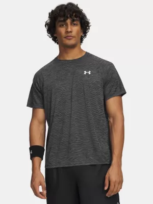 Мъжка тениска UNDER ARMOUR TECH TEXTURED SS 1382796-001 ЧЕРЕН