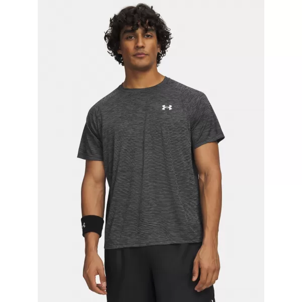  Мъжка тениска UNDER ARMOUR TECH TEXTURED SS 1382796-001 ЧЕРЕН 