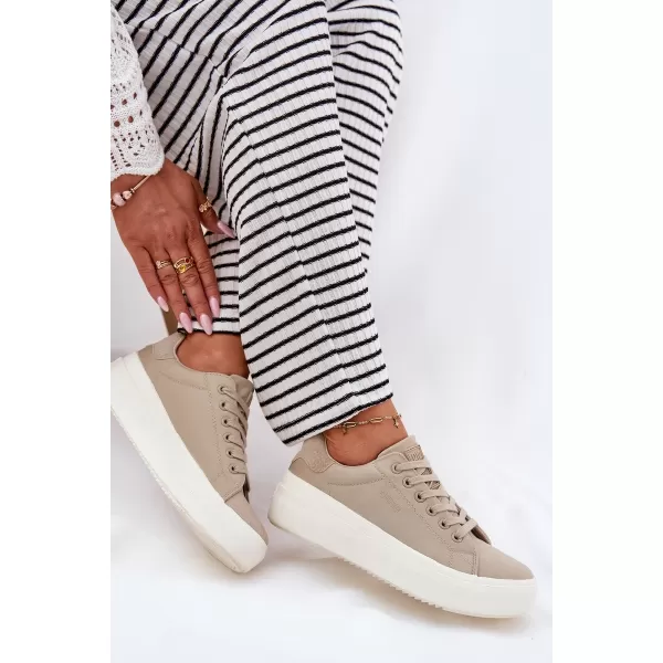  Дамски маратонки BIG STAR RR274465 BEIGE Big Star Shoes 