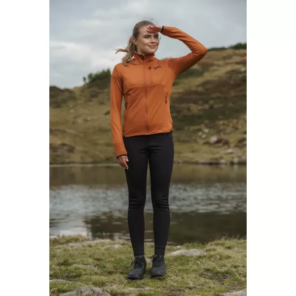  Дамски суичър powerfleece NORDBLANC SEDGE NBWFL8291 КАФЯВО 