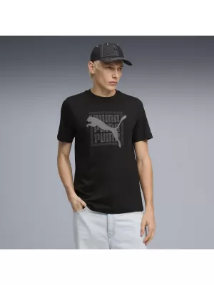 Мъжка тениска PUMA GRAPHIC TEE 691775_01 ПУМА ЧЕРНА