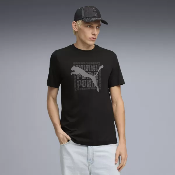  Мъжка тениска PUMA GRAPHIC TEE 691775_01 ПУМА ЧЕРНА 