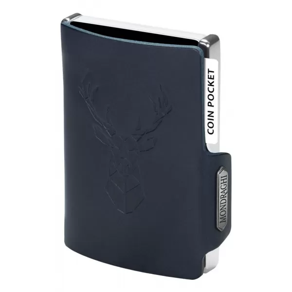  Портфейл MONDRAGHI Silhouette Modern Deer СИНЬО 