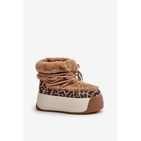  Дамски обувки BIG STAR OO274A207 КАФЯВО/БЕЖО Big Star Shoes 