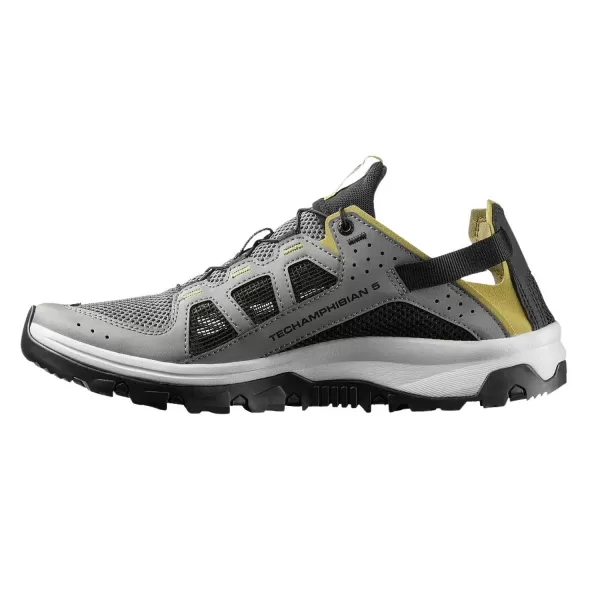  Мъжки обувки SALOMON TECHAMPHIBIAN 5 L49227700 CASTLERROCK/ВЪРБА/ЧЕРНА 