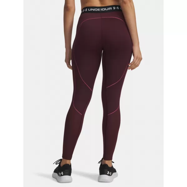  Дамски клин UNDER ARMOUR UA COLDGEAR TEXTURED LEGGING 6003997-600 ЧЕРВЕНО 