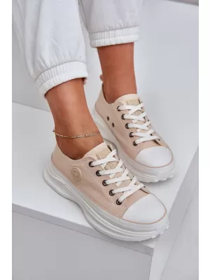 Дамски маратонки BIG STAR NN274127 BEIGE Big Star Shoes