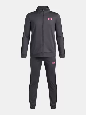Комплект за момчета UNDER ARMOUR UA RIVAL KNIT TRACK SUIT 1363290-025 СИВО
