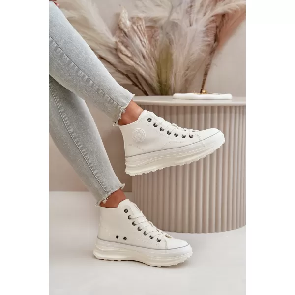  Дамски маратонки BIG STAR OO274064 WHITE Big Star Shoes 