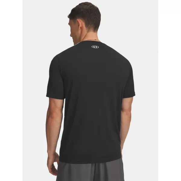  Мъжка тениска UNDER ARMOUR TECH TAPING SS 6012356-001 ЧЕРЕН 
