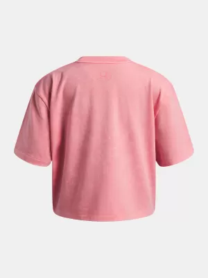 Тениска за момиче UNDER ARMOUR UA G RIVAL WASH SS 6011673-600 РОЗОВО