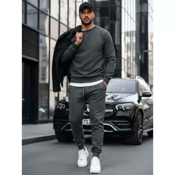  Мъжки суичър DSTREET BX2405 ТЪМНО СИВО 