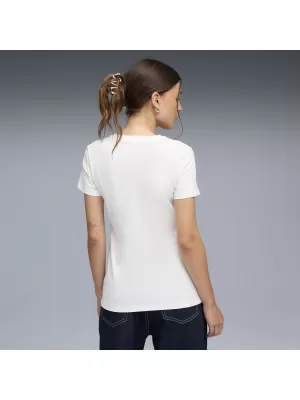 Дамска тениска PUMA ESS LOGO LAB TEE 691824_02 БЯЛА ПУМА