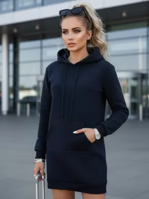 Рокля DSTREET EY1936 ТЪМНО СИНЬО