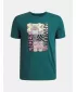 Момчешка тениска UNDER ARMOUR UA B LOGO WM COLLAGE SS 6009271-338 ЗЕЛЕНО