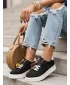 Дамски обувки DSTREET ZY1418 ЧЕРЕН