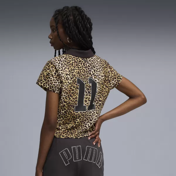  Дамска тениска PUMA X A$AP ROCKY BABY TEE 636099-05 ТОПЛО БЕЖОВО/АОП 