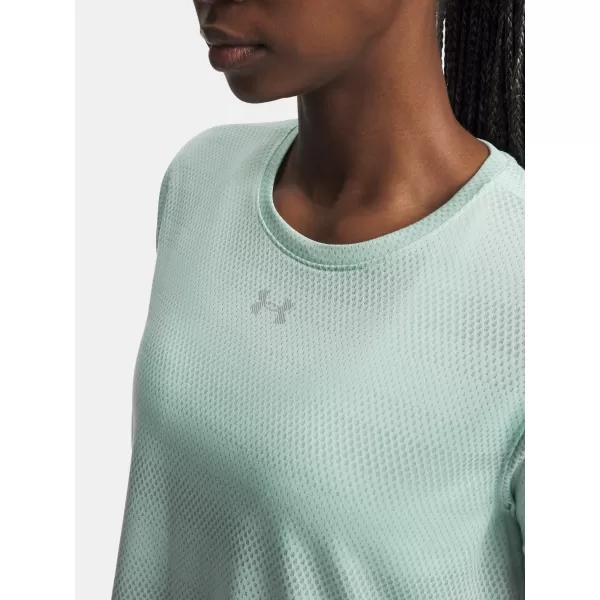  Дамска тениска UNDER ARMOUR UA VELOCITI SHORTSLEEVE 6009540-703 ЗЕЛЕНО 