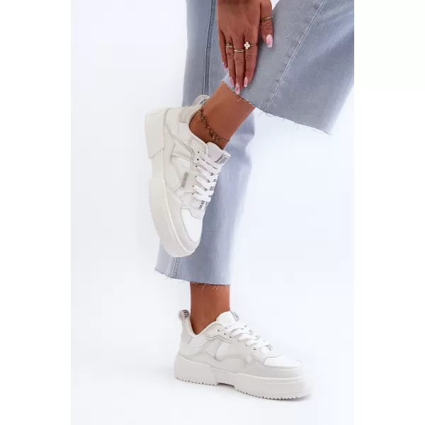  Дамски маратонки BIG STAR NN274322 WHITE Big Star Shoes 