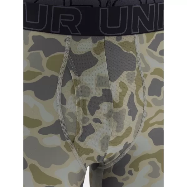  Мъжки боксерки UNDER ARMOUR UA PERFORMANCE TECH - PRINT 6IN - 1PK 1383875-069 ТИТАН 