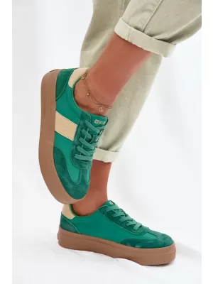 Дамски маратонки BIG STAR TT274163 GREEN Big Star Shoes