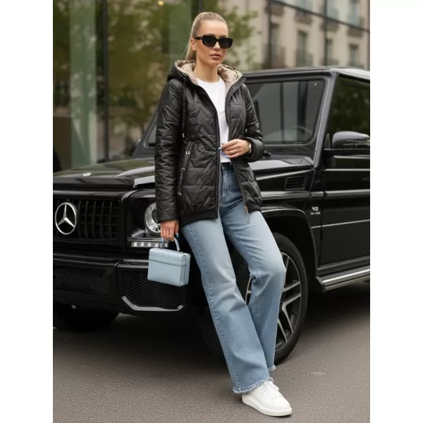  Дамско яке DSTREET TY5546 ЧЕРЕН 