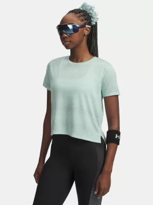 Дамска тениска UNDER ARMOUR UA VELOCITI SHORTSLEEVE 6009540-703 ЗЕЛЕНО