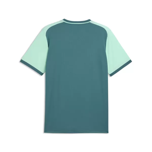  Мъжка функционална тениска PUMA TEAMLIGA26 MATCHDAY JERSEY 706544_43 EMERALD ICE/ СМАРАГДОВ ЛЕД/ПУМА БЯЛО 