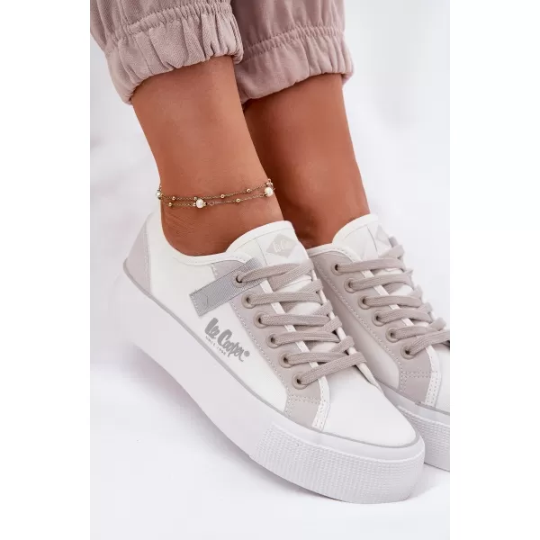  Дамски кецове LEE COOPER LCW-25-31-3479L БЯЛО 
